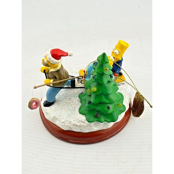 SIMPSONS Bradford Christmas Tree Ornament Illuminated “Mush Homer Mush!” w/Tags - Picture 3 of 6